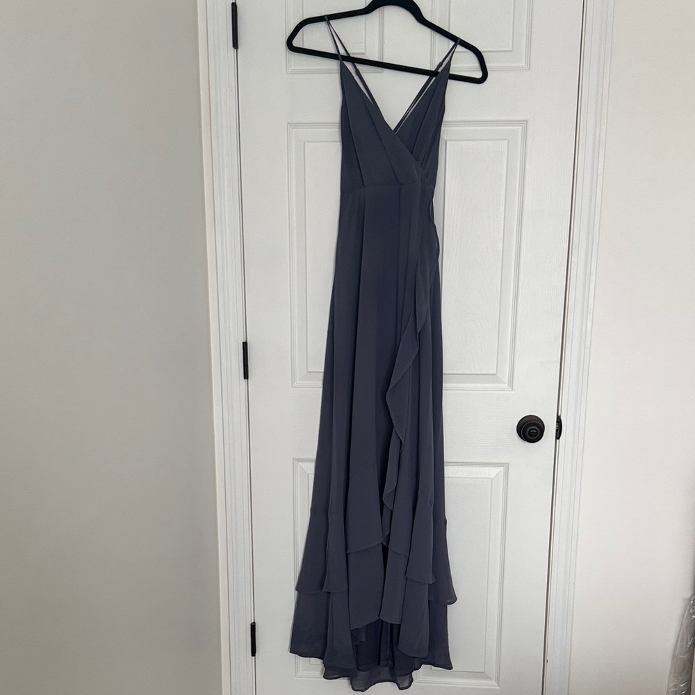 Lulu's Charcoal Maxi Dress